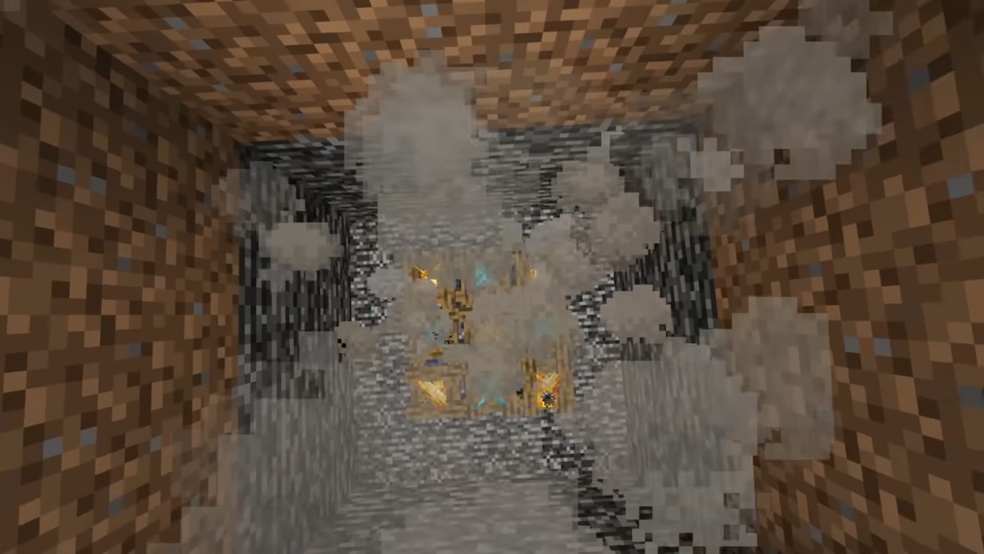 Bedrock box where players are spawned on their first join